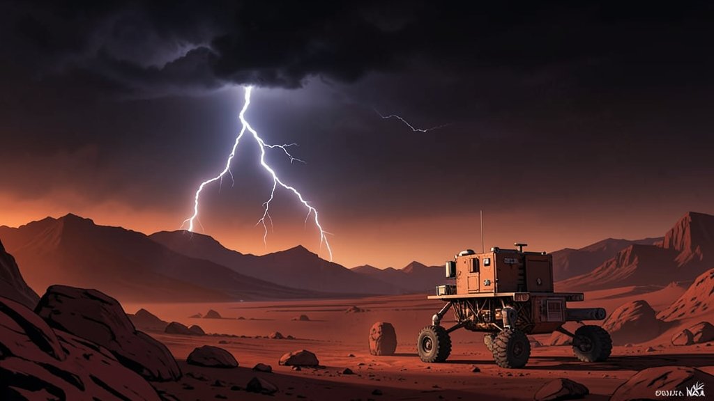 मंगल ग्रह पर नासा द्वारा पहली बार रिकॉर्ड की गई बिजली की अजीब सी कर्कश आवाज सुनें