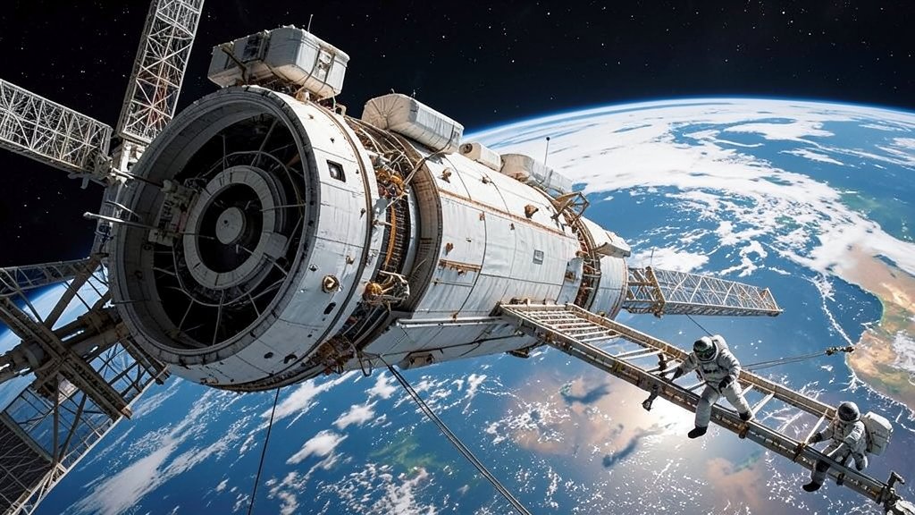 नासा ने दुर्लभ अंतर्राष्ट्रीय अंतरिक्ष स्टेशन चालक दल के निकास की घोषणा की