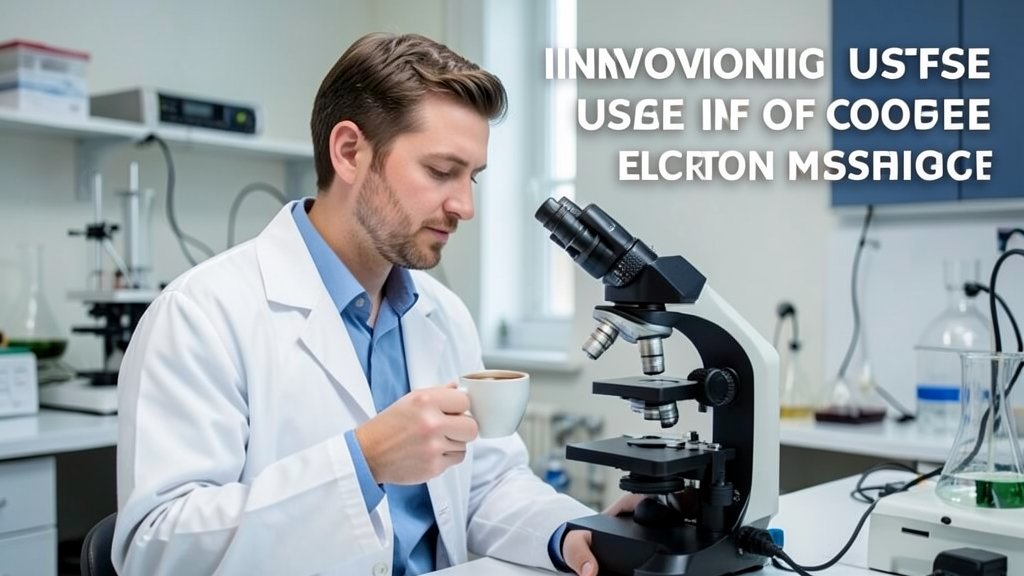 कॉफी और इलेक्ट्रॉन माइक्रोस्कोपी: एक नए युग की शुरुआत
