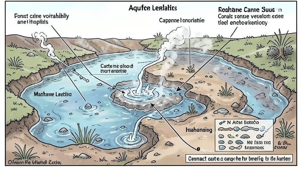 मीथेन लीकेज मॉडलिंग: कॉन्टैक्ट एंगल वेरिएबिलिटी और कैपिलरी हेटेरोजेनिटी की भूमिका