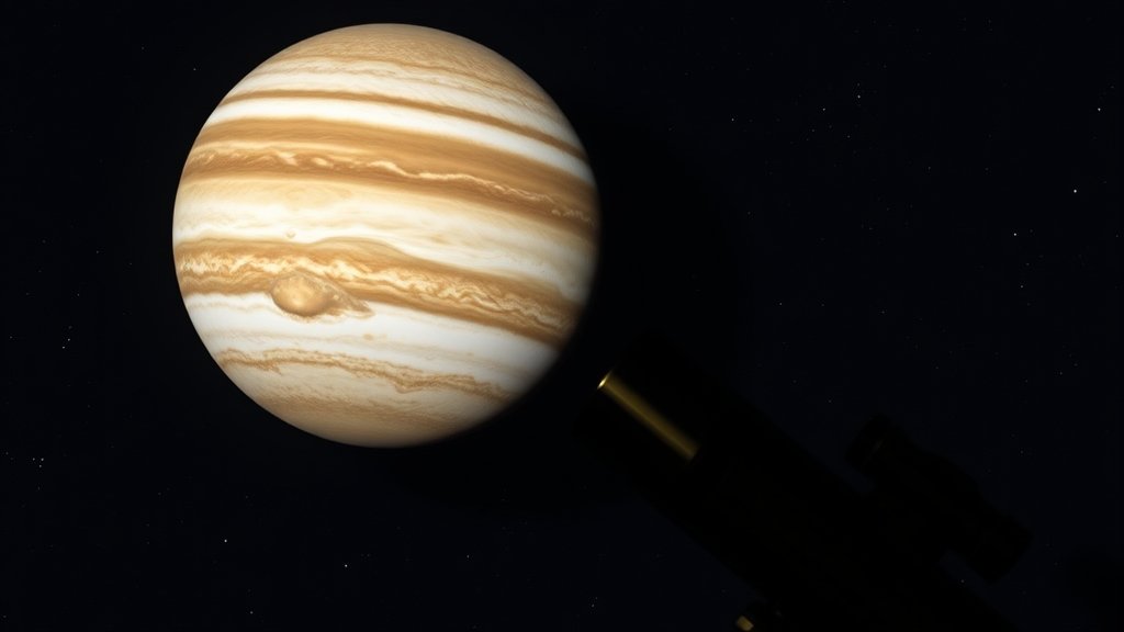 बृहस्पति का अद्भुत दर्शन: रात में इसकी चमक को देखें