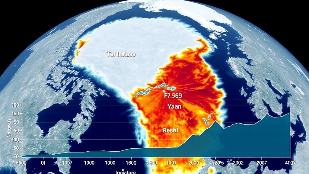 सेंटिनल-1 का बर्फ की चादरों पर एक दशक का महत्वपूर्ण डेटा