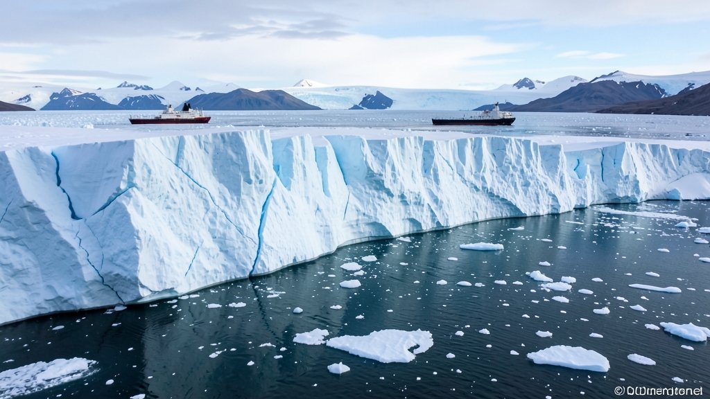 बर्फ की चादरों पर तापमान और तनाव के प्रभाव