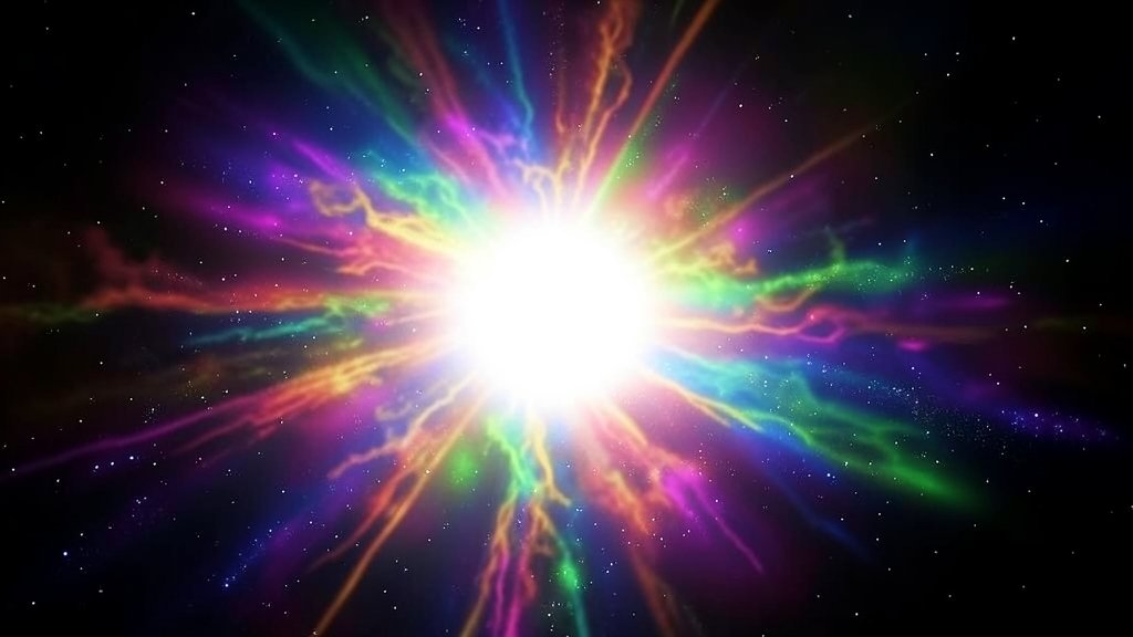 सफेद बौने तारे का रहस्यमयी रंगीन शॉकवेव