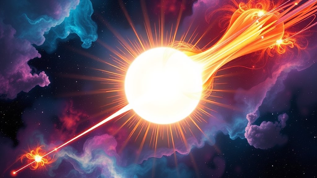 व्हाइट ड्वार्फ स्टार: रंगीन शॉक वेव और इसके पीछे का रहस्य