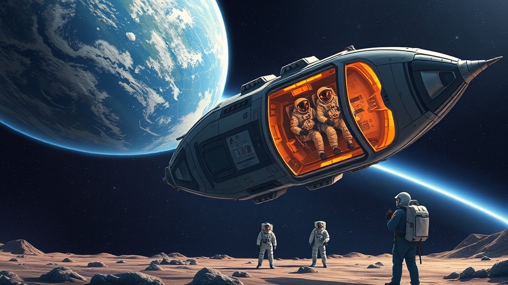 नासा के 4 अंतरिक्ष यात्रियों की पहली चिकित्सा निकासी