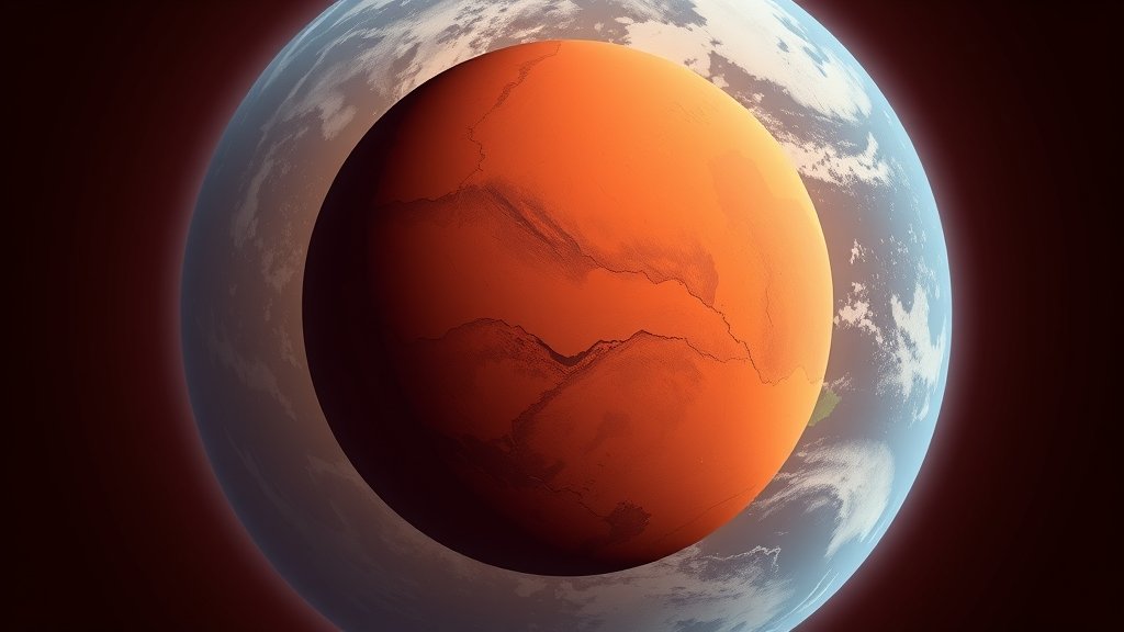 मंगल ग्रह का पृथ्वी की जलवायु पर प्रभाव