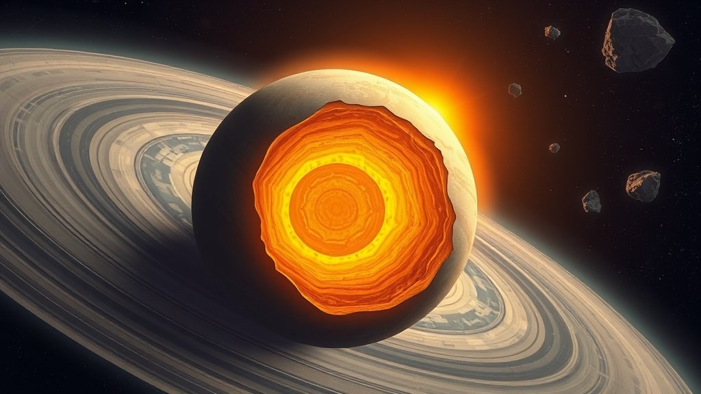 ग्रहों के विकास पर प्रभाव-उत्पन्न कोर तापमान के प्रभाव