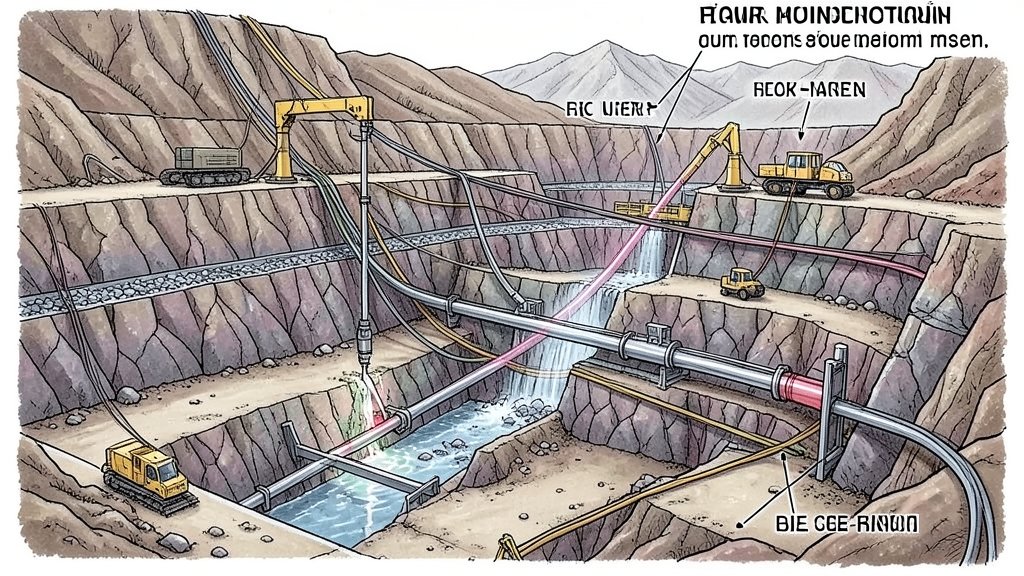 नमदोक कोयला खनन में भू-भौगोलिक विशेषताएं और दिशात्मक ड्रिलिंग गति मॉडलिंग