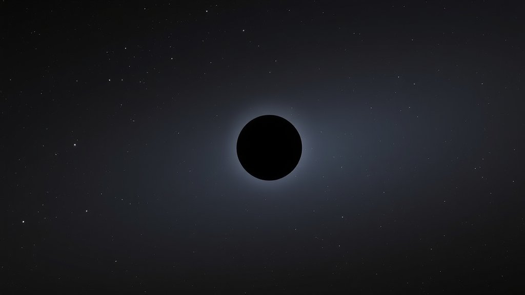 A high-resolution image of the 3I/ATLAS exocomet with a subtle background of stars and galaxies, with a faint trail of gas and dust.