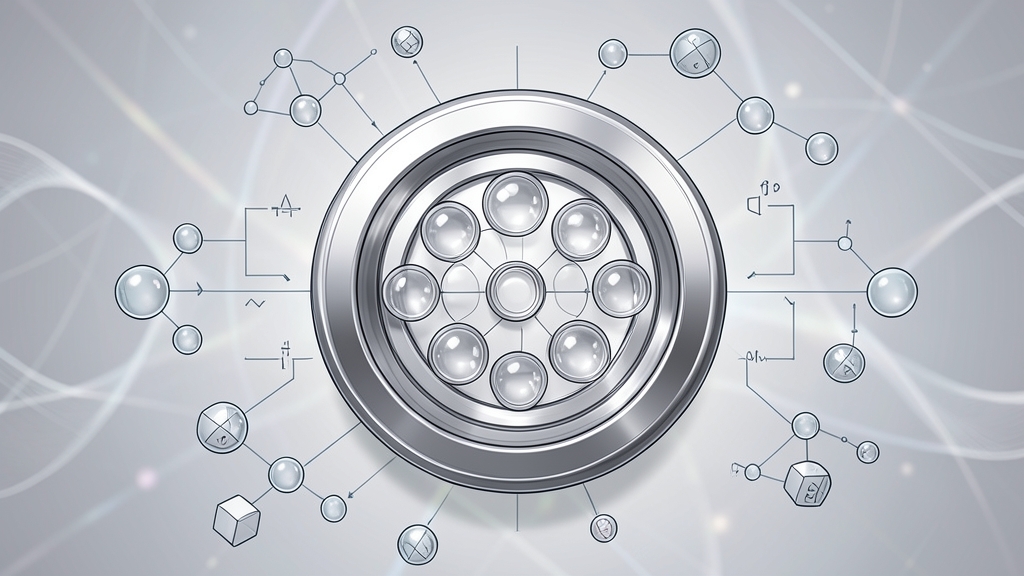 An illustration of an optical cavity with microlenses, surrounded by quantum computing elements, with a subtle background hinting at the intersection of light and quantum information.